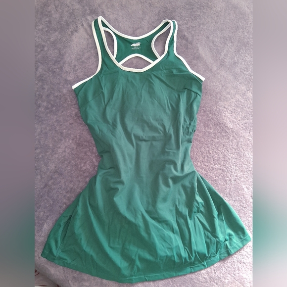 Avia Dresses & Skirts - !!NOT FOR SALE!! Avia Green Athletic Tennis Dress with Built In Shorts